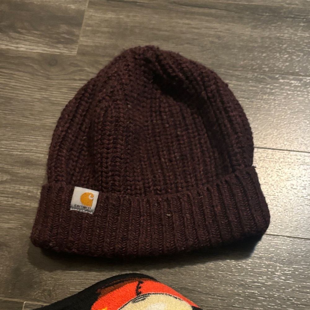 Carhartt Dark Burgundy Knit Beanie